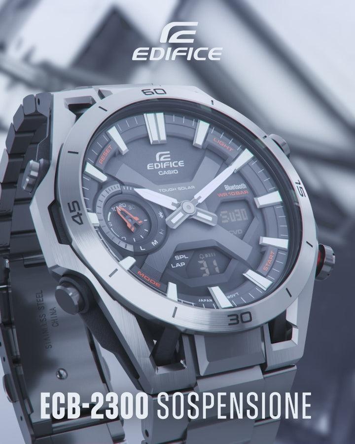 CASIO EDIFICE ECB-2300D-1ADF SOSPENSIONE MEN WATCH