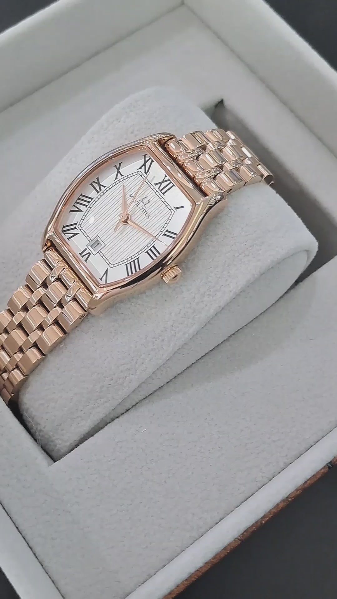 SOLVIL ET TITUS BARISTA W06-02825-016 3 HANDS DATE QUARTZ WOMEN WATCH