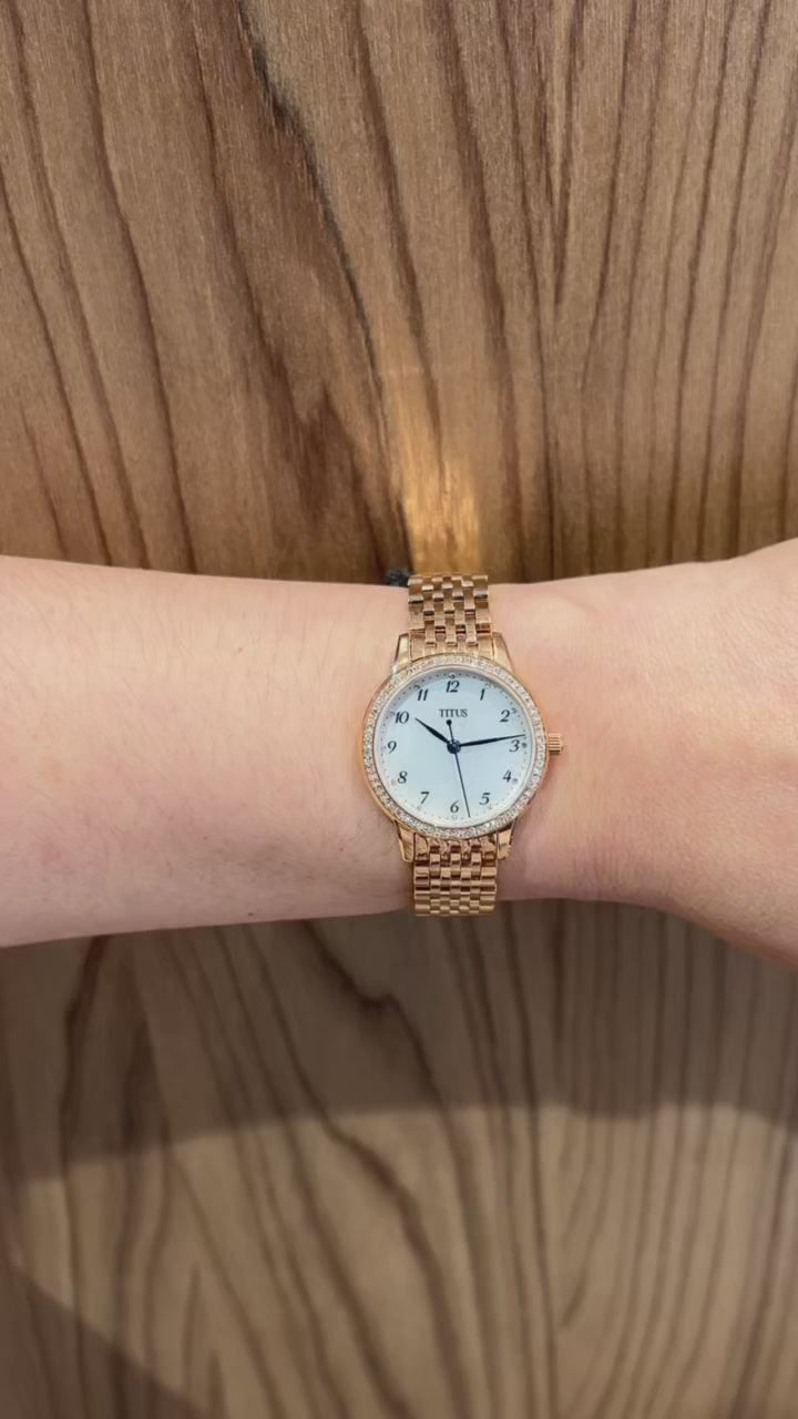 SOLVIL ET TITUS FAIR LADY W06-03374-004 3 HANDS QUARTZ WOMEN WATCH