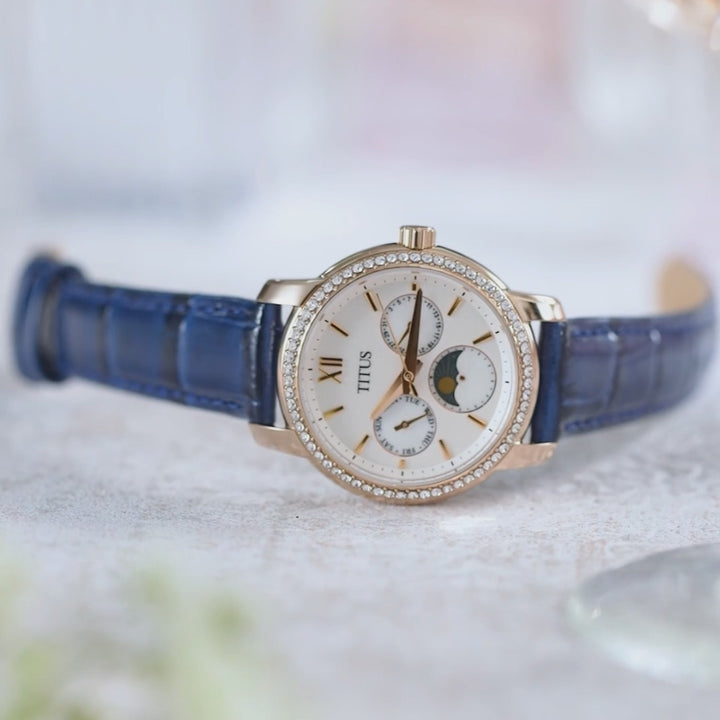SOLVIL ET TITUS DEVOT W06-03263-007 MULTI-FUNCTION QUARTZ WOMEN WATCH