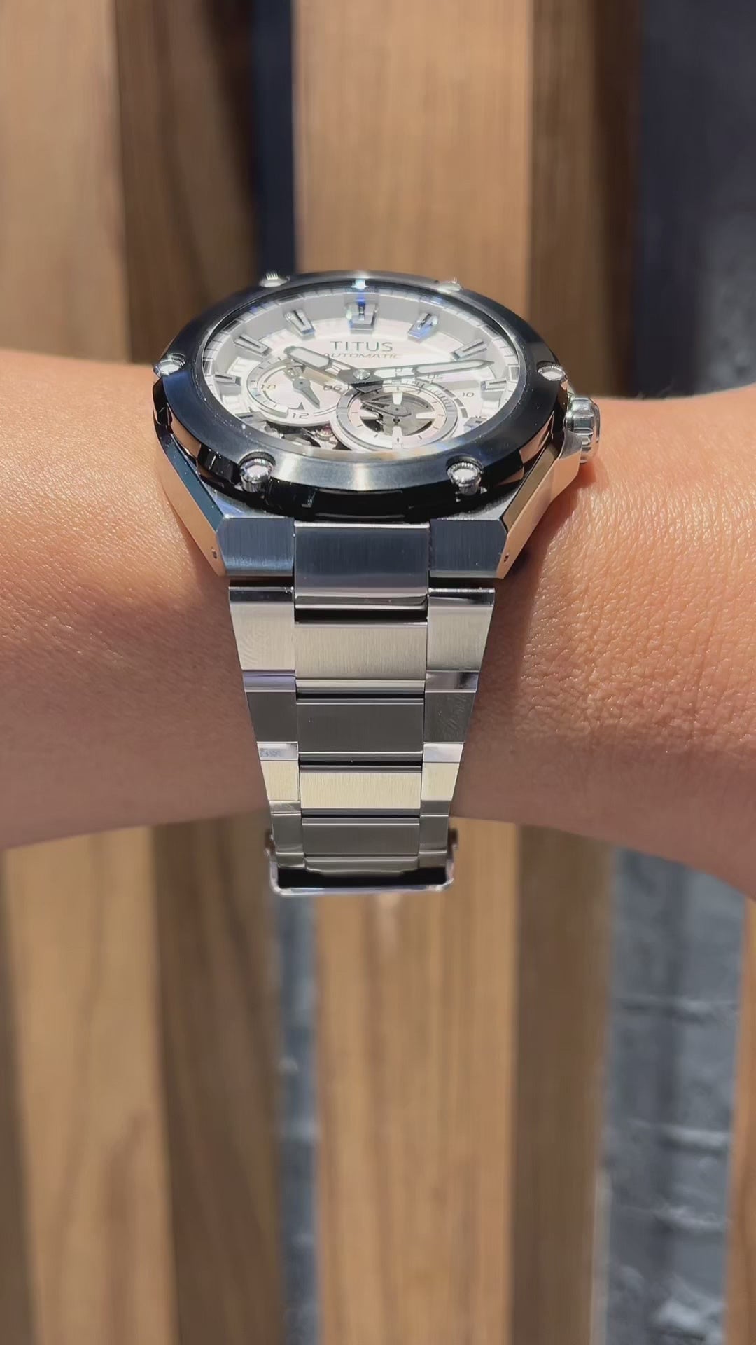 SOLVIL ET TITUS VOYAGER W06-03343-003 MULTI-FUNCTION AUTOMATIC MEN WATCH