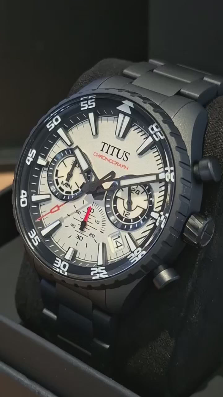 SOLVIL ET TITUS SABER W06-03364-007 CHRONOGRAPH QUARTZ MEN WATCH