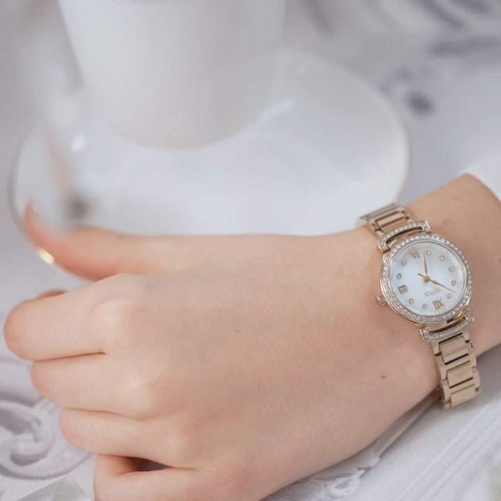 SOLVIL ET TITUS FAIR LADY W06-03139-020 3 HANDS DATE QUARTZ WOMEN WATCH