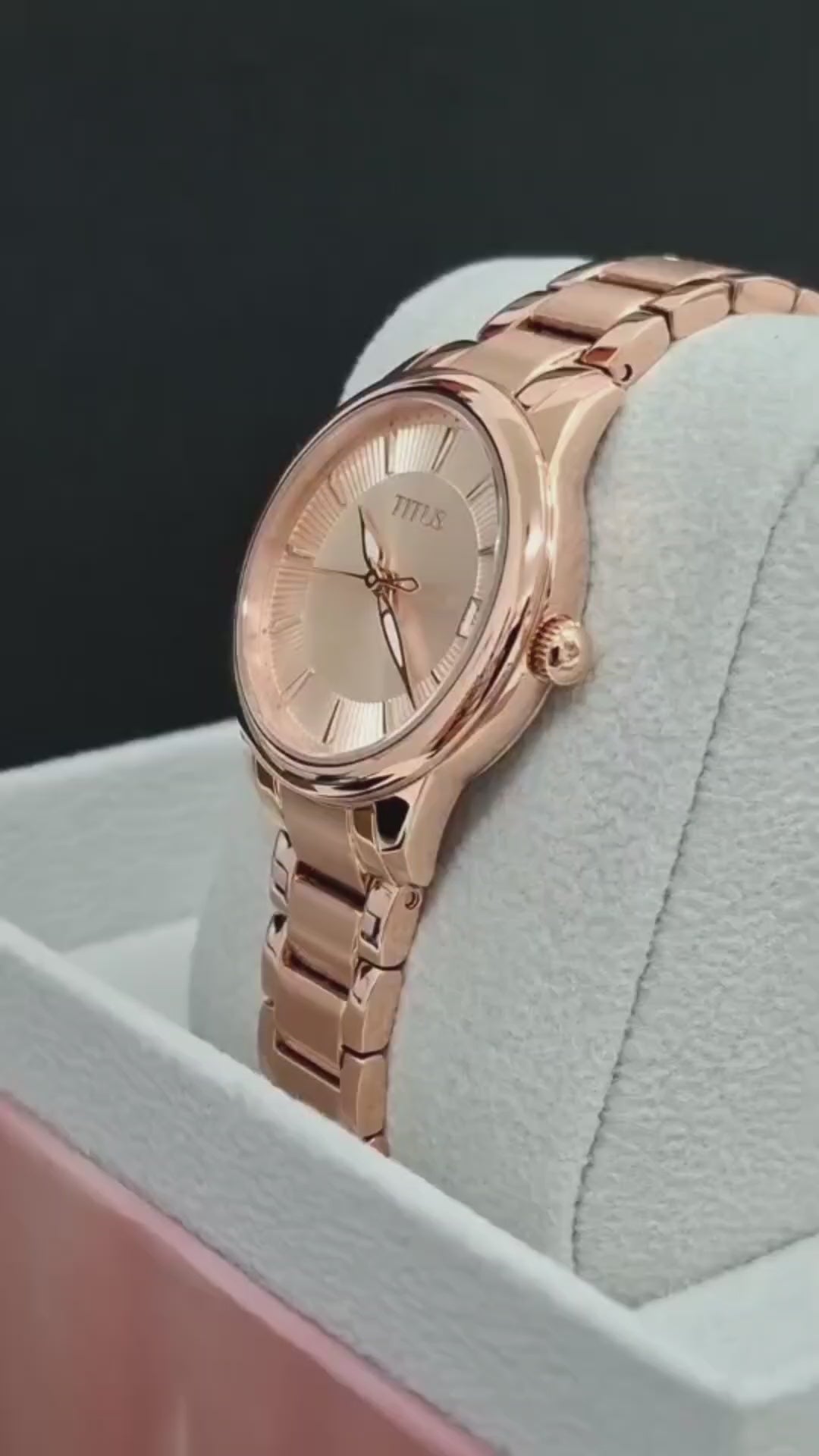 SOLVIL ET TITUS FASHIONISTA W06-03373-003 3 HANDS DATE QUARTZ WOMEN WATCH