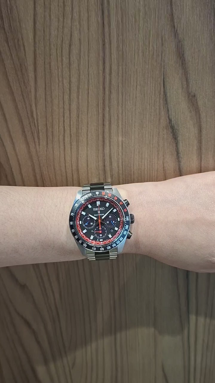 SEIKO SSC957P1 PROSPEX SPEEDTIMER SOLAR CHRONOGRAPH DATSUN 240Z LIMITED EDITION MEN WATCH