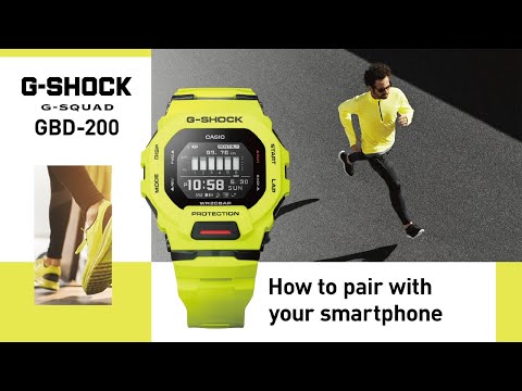 CASIO G-SHOCK SPORTS GBD-200-9DR DIGITAL LIME GREEN WATCH