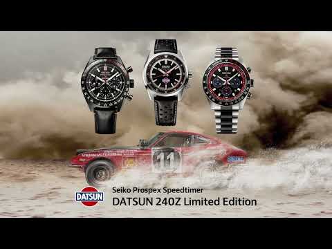 SEIKO SSC957P1 PROSPEX SPEEDTIMER SOLAR CHRONOGRAPH DATSUN 240Z LIMITED EDITION MEN WATCH