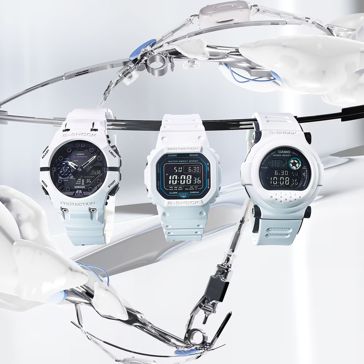 CASIO G-SHOCK GA-B001SF-7ADR SPECIAL COLOUR MODELS WHITE WATCH