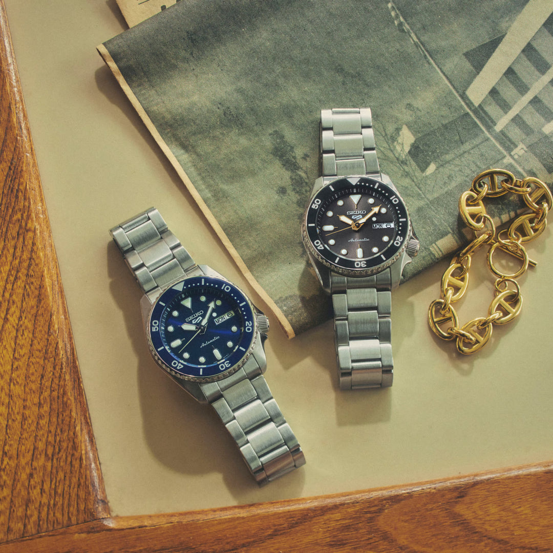 Seiko 5 Sports SRPL79K1, Seiko 5 Sports SRPL77K1, 1990s SKX heritage design with modern street-inspired styling