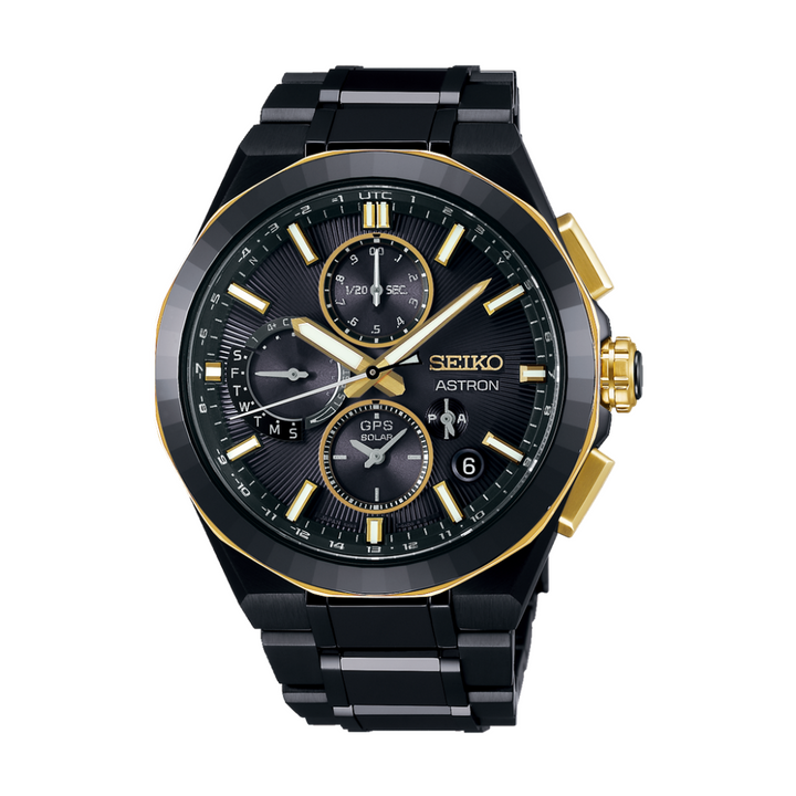 Seiko Astron SSH156J1 Kintaro Hattori 100th Anniversary Limited Edition GPS Solar Men’s Watch with titanium case and ceramic bezel