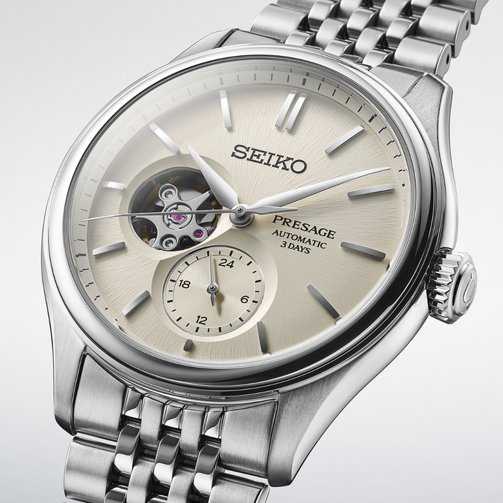 SEIKO PRESAGE SPB469J1 CLASSIC AUTOMATIC OPEN HEART MEN WATCH