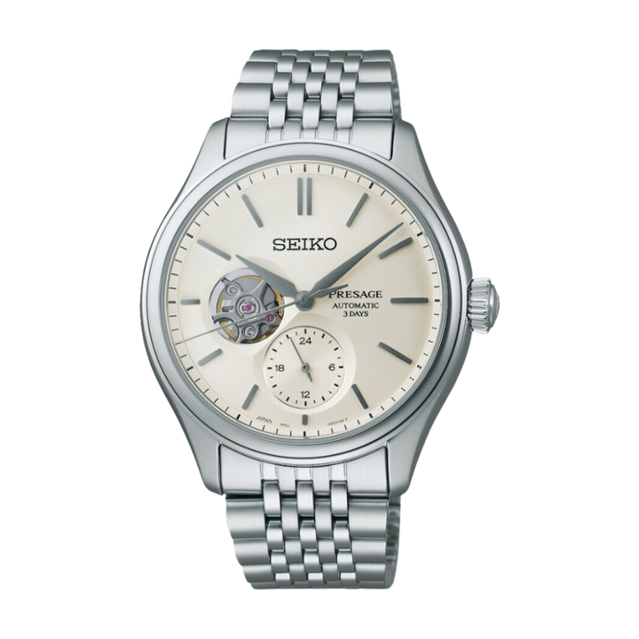 SEIKO PRESAGE SPB469J1 CLASSIC AUTOMATIC OPEN HEART MEN WATCH