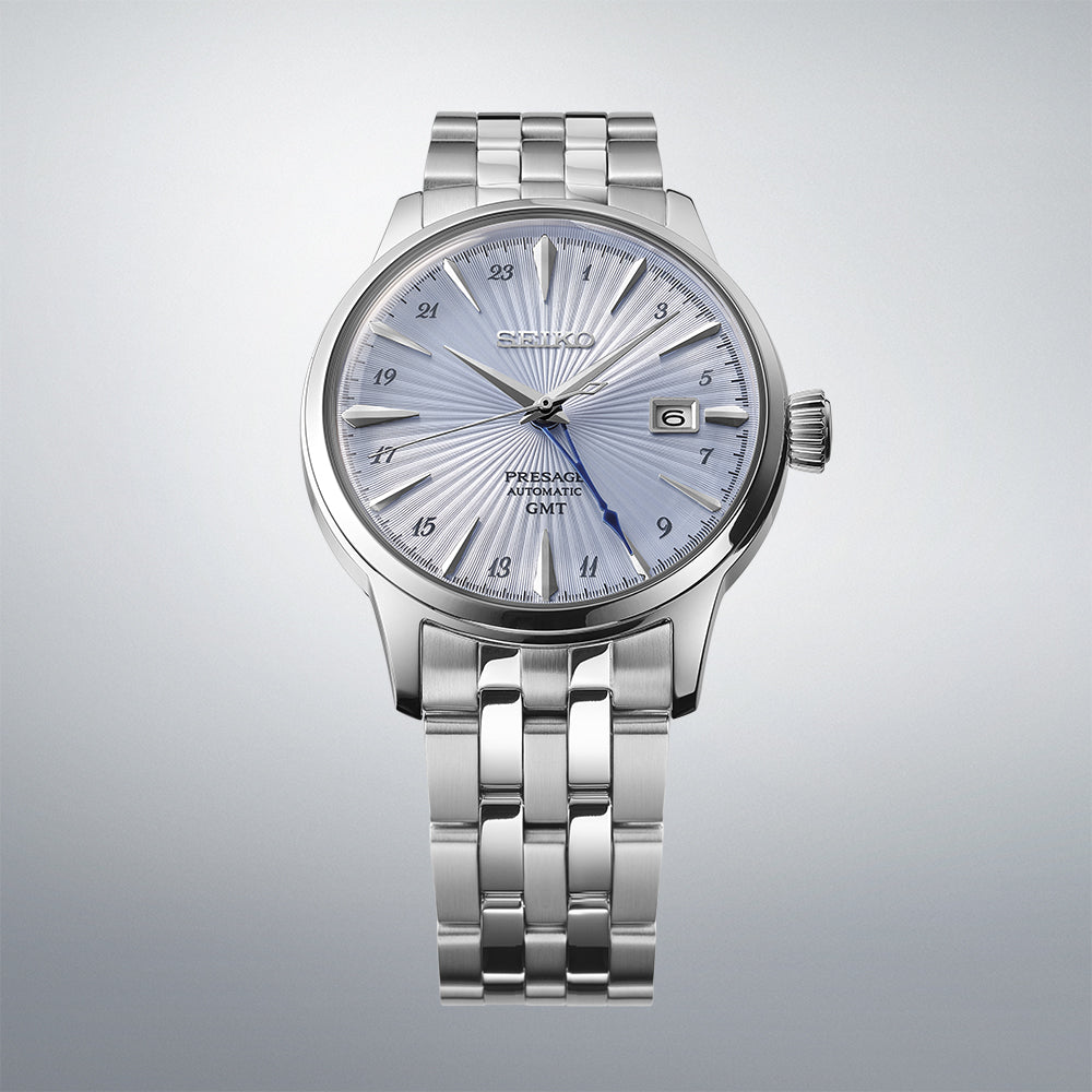 SEIKO PRESAGE SSK037J1 COCKTAIL TIME GMT MEN WATCH