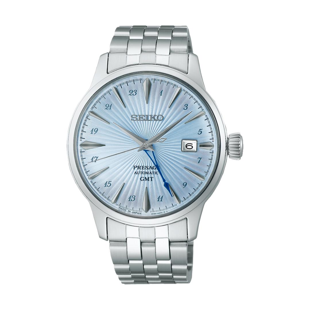Seiko Presage SSK037J1 Cocktail Time GMT Men Watch