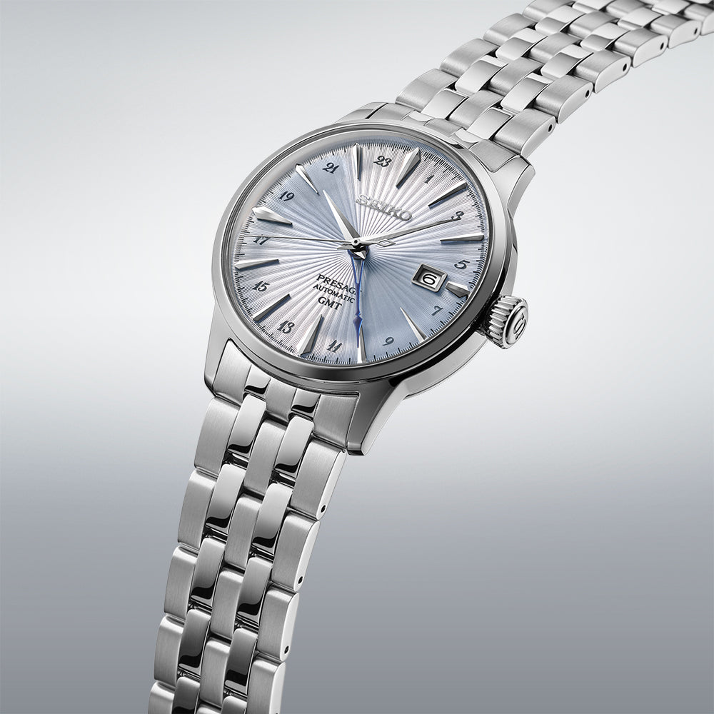 SEIKO PRESAGE SSK037J1 COCKTAIL TIME GMT MEN WATCH