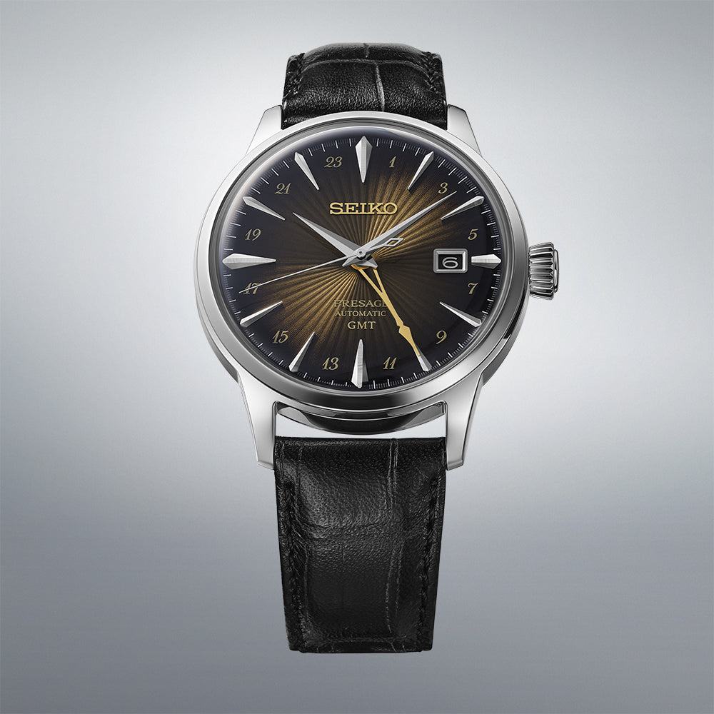 SEIKO PRESAGE SSK039J1 COCKTAIL TIME GMT MEN WATCH