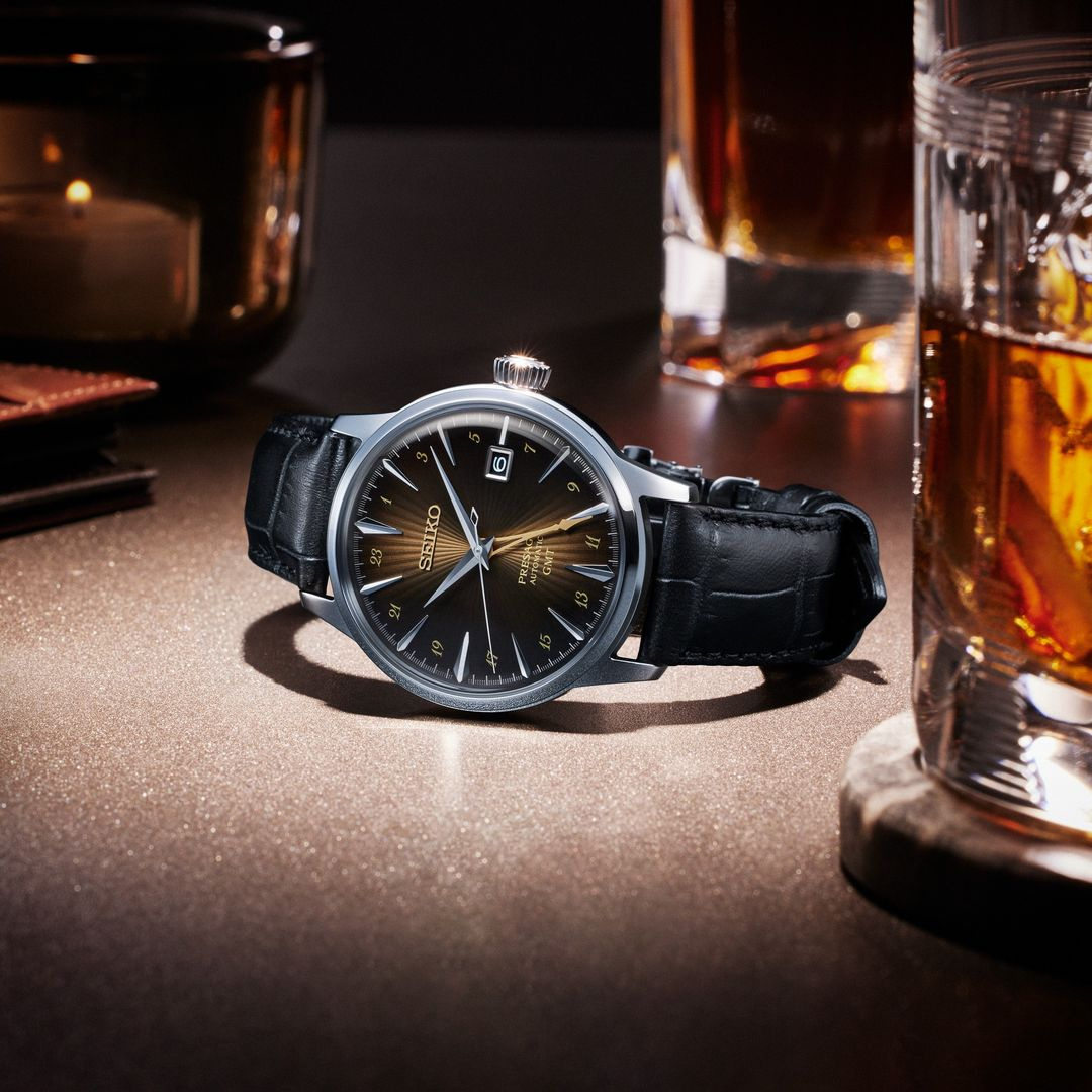 SEIKO PRESAGE SSK039J1 COCKTAIL TIME GMT MEN WATCH