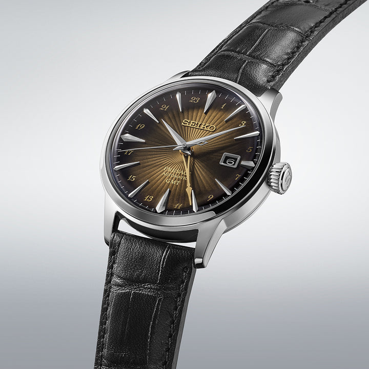 SEIKO PRESAGE SSK039J1 COCKTAIL TIME GMT MEN WATCH