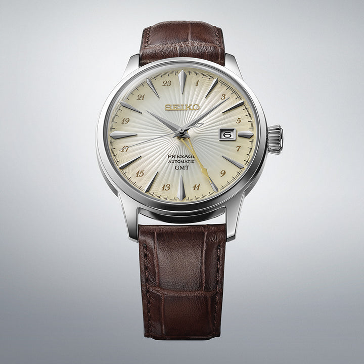 SEIKO PRESAGE SSK041J1 COCKTAIL TIME GMT MEN WATCH