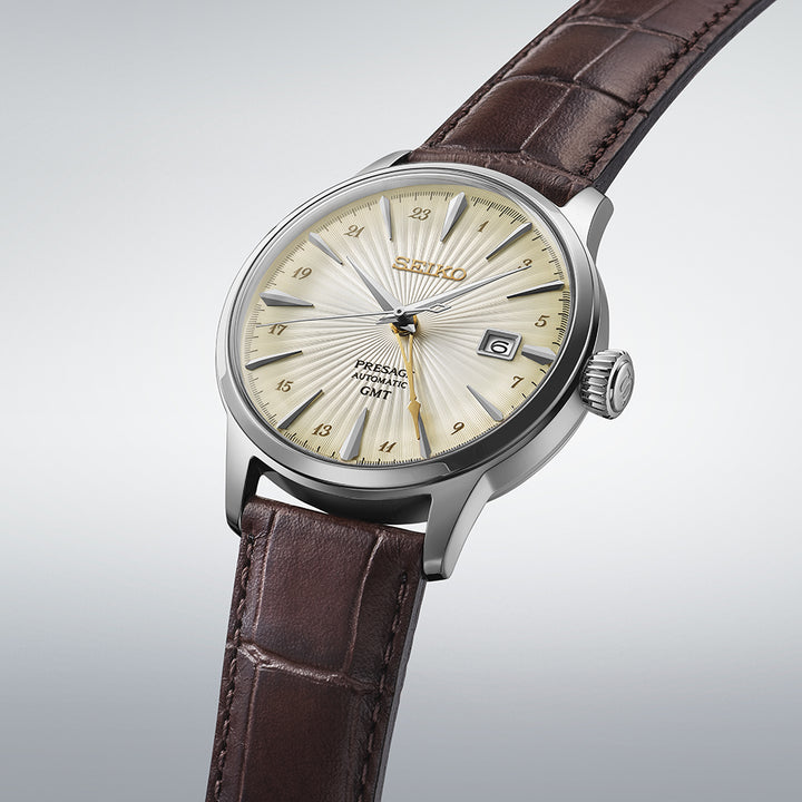 SEIKO PRESAGE SSK041J1 COCKTAIL TIME GMT MEN WATCH