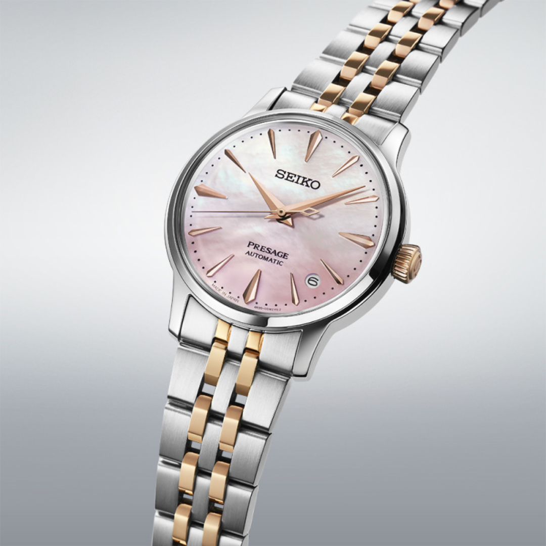 Seiko Presage SRPM06J1 Sakura Aviation 34mm automatic women&