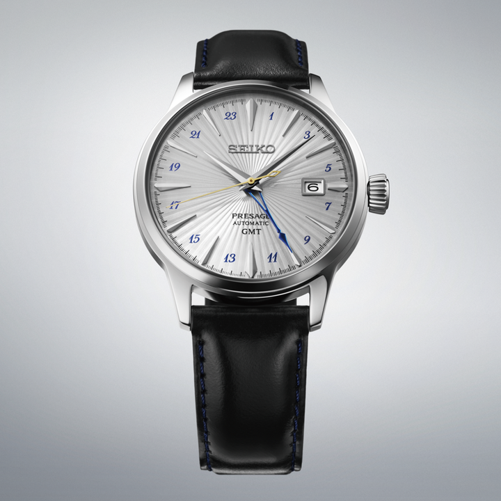 SEIKO PRESAGE SSK049J1 COCKTAIL TIME GMT MEN WATCH
