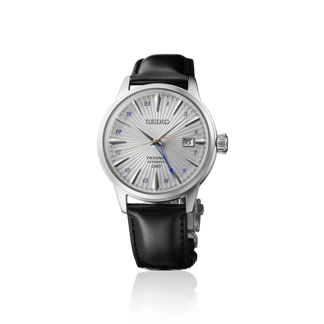 SEIKO PRESAGE SSK049J1 COCKTAIL TIME GMT MEN WATCH