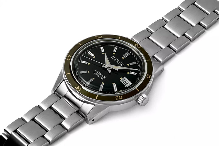 SEIKO PRESAGE SRPG07J1 STYLE 60S AUTOMATIC MEN WATCH