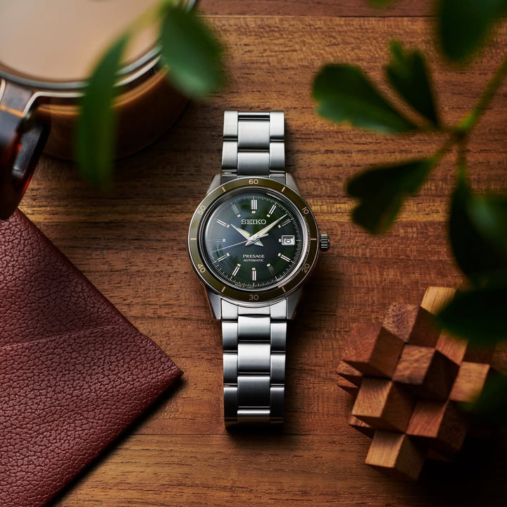 SEIKO PRESAGE SRPG07J1 STYLE 60S AUTOMATIC MEN WATCH