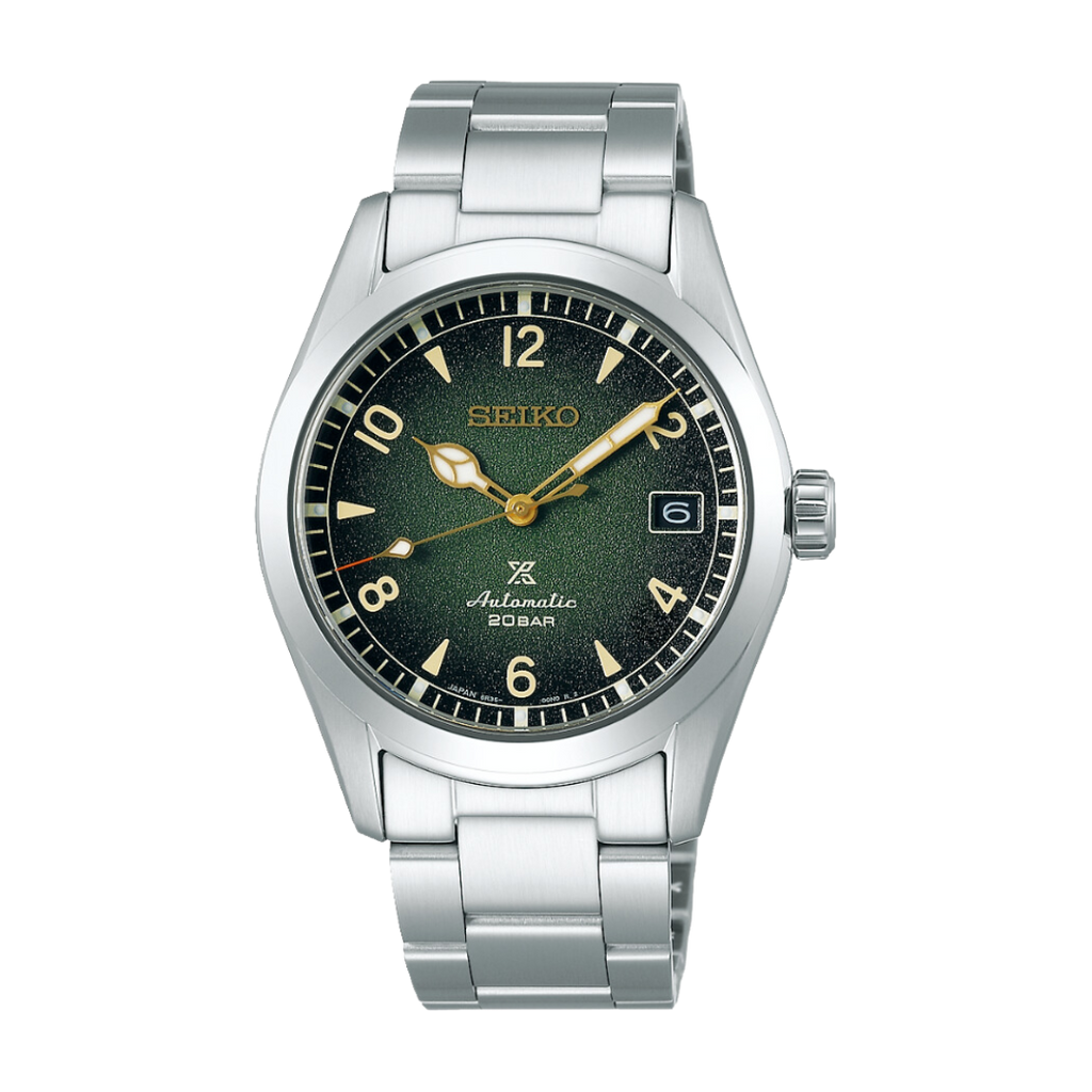 B*l様 SEIKO Alpinist Seiko Prospex SPB155J1 Alpinist Green Dial Bracelet | City Chain
