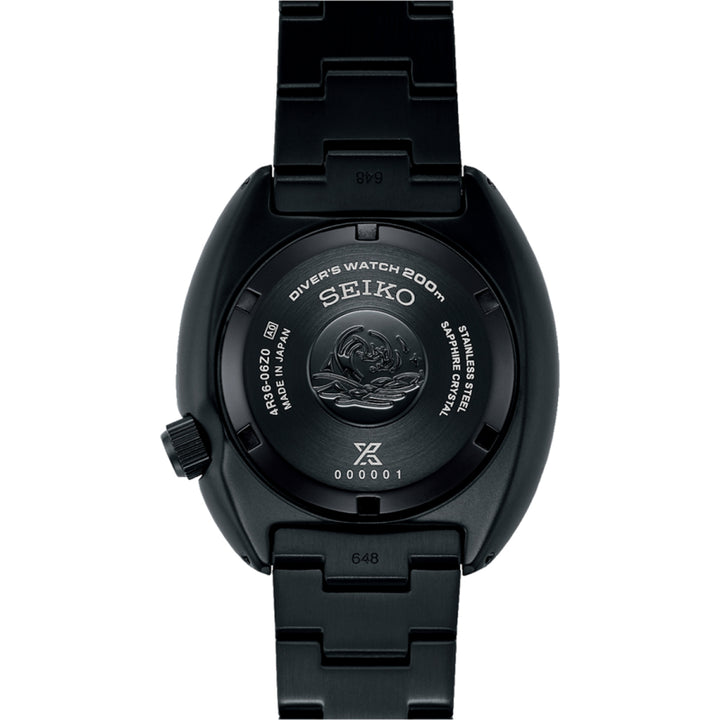 SEIKO PROSPEX SRPK43K1 BLACK SERIES NIGHT VISION TURTLE DIVER MEN WATCH