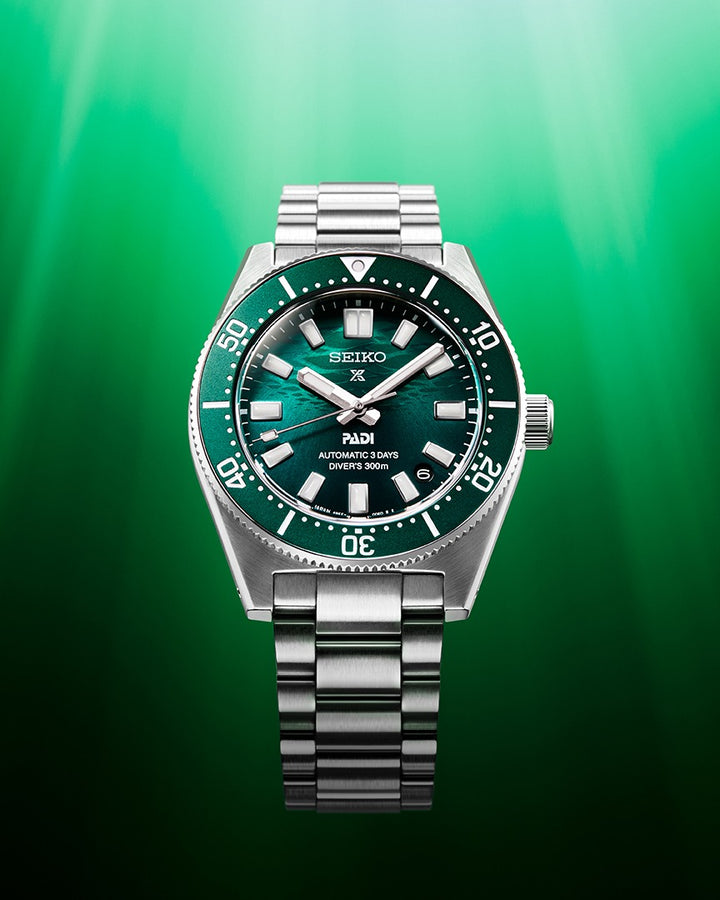 Seiko SPB501J1 PADI Special Edition automatic diver on wrist - 40.5mm vintage proportions