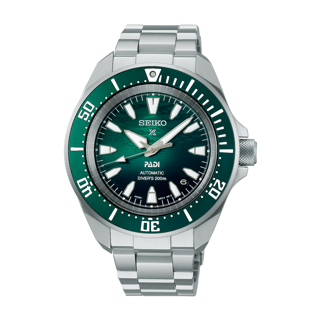 Seiko Prospex SRPL53K1 PADI 60th Anniversary compact diver green dial 41.7mm 200m