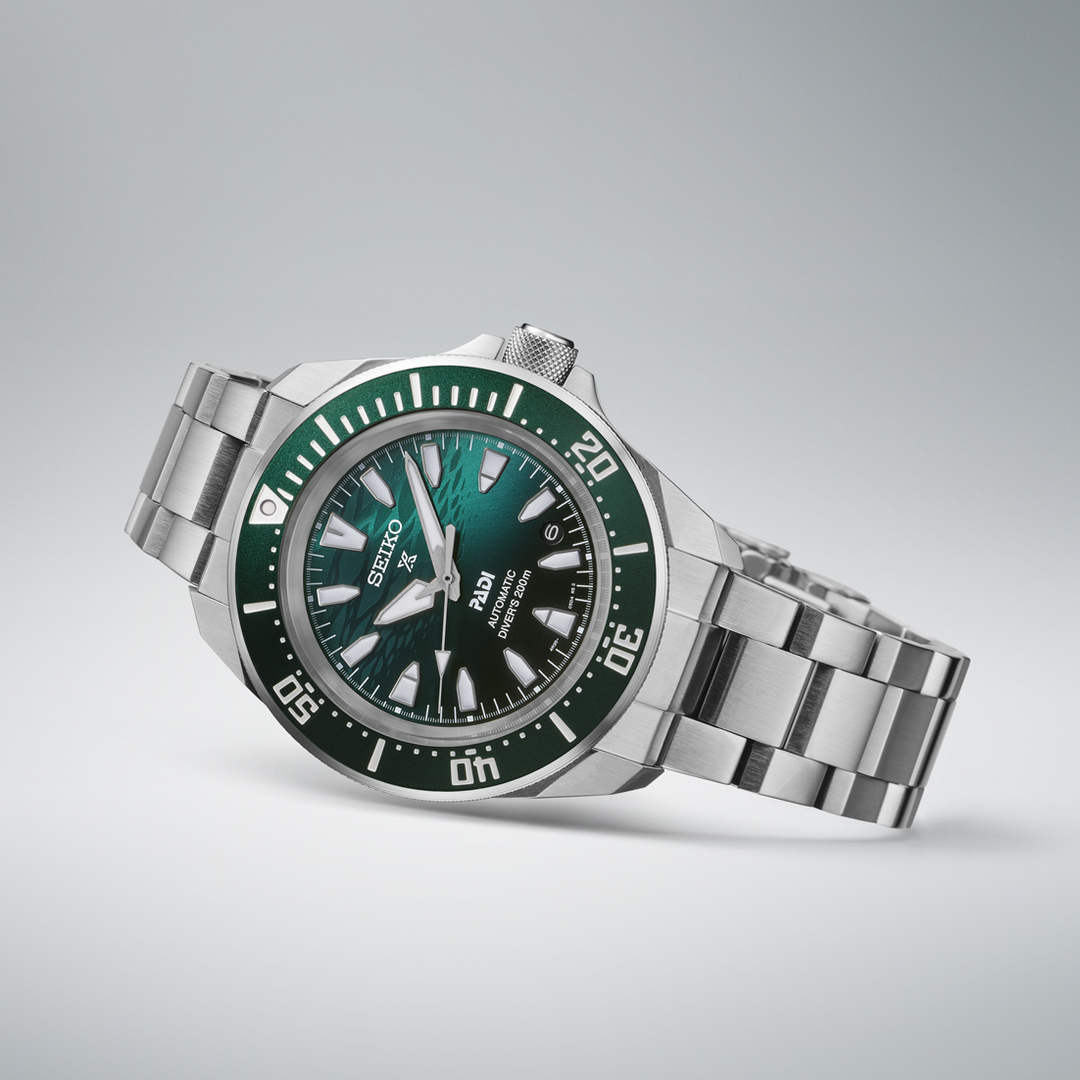 Seiko Prospex SRPL53K1 PADI one-way rotating bezel screw-down crown 200m diver