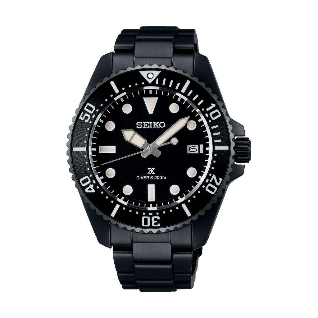 M*n様 SEIKO Solar Divers 200m ブラック Seiko Prospex SNE599P1 Solar Diver Black Dial | City Chain – City