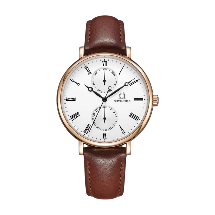 SOLVIL ET TITUS CLASSICIST W06-03301-002 MULTI-FUNCTION QUARTZ WOMEN WATCH