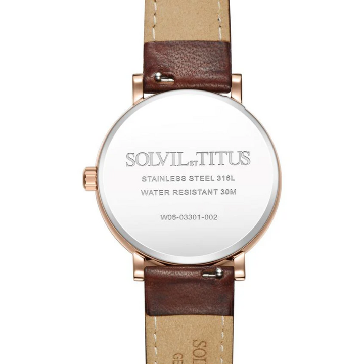 SOLVIL ET TITUS CLASSICIST W06-03301-002 MULTI-FUNCTION QUARTZ WOMEN WATCH