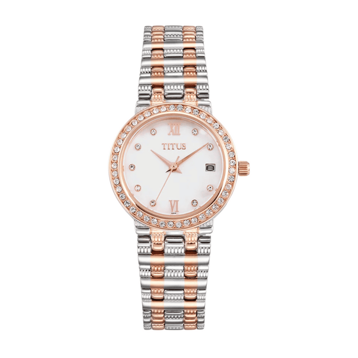 SOLVIL ET TITUS FAIR LADY W06-03320-002 3 HANDS DATE QUARTZ WOMEN WATCH