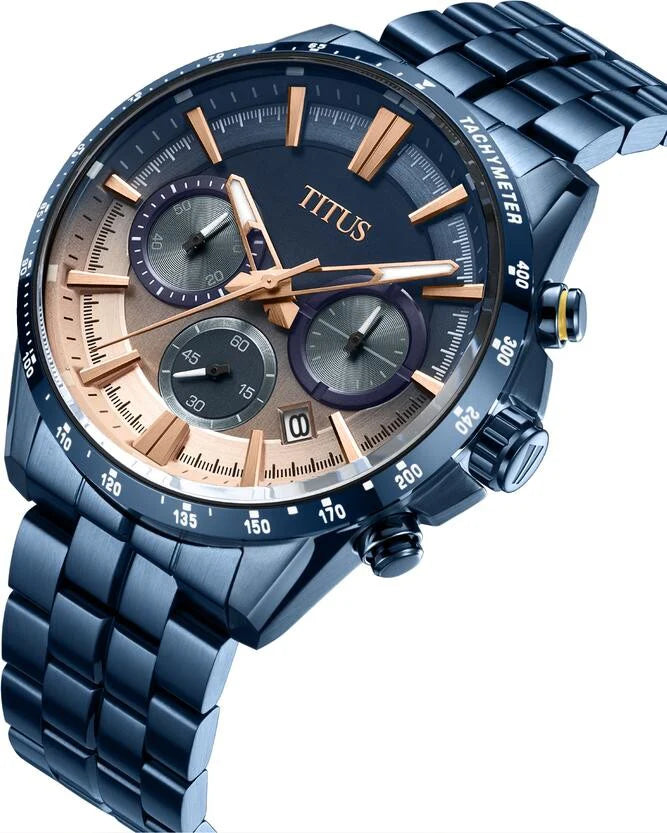 SOLVIL ET TITUS SABER W06-03337-021 CHRONOGRAPH QUARTZ MEN WATCH