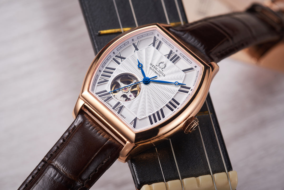 SOLVIL ET TITUS BARRIQUE W06-03268-002 3 HANDS MECHANICAL MEN WATCH