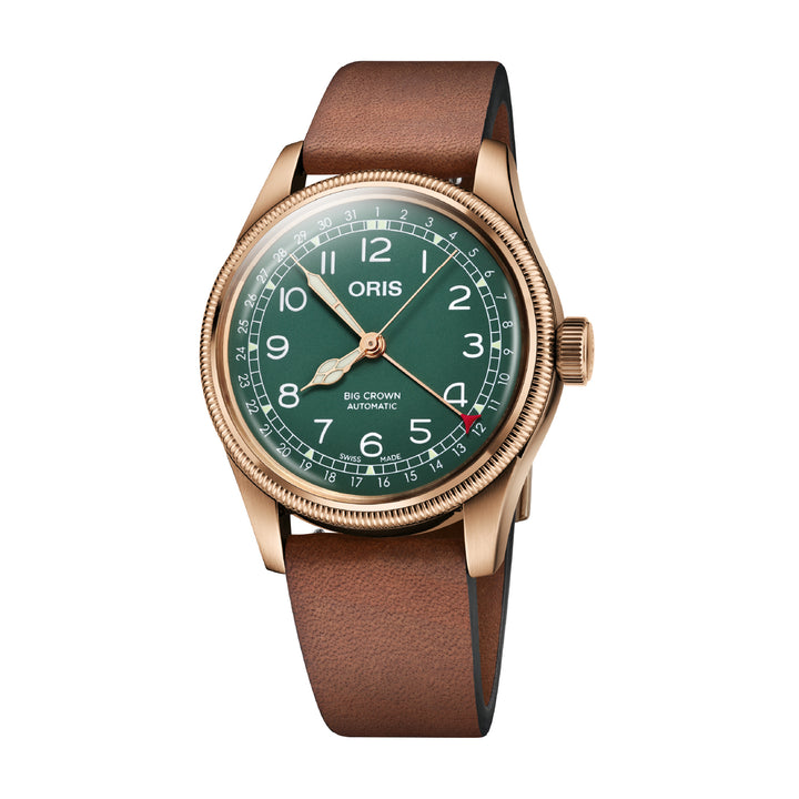ORIS BIG CROWN 754 7741 3167-07 5 20 58BR POINTER DATE 80TH ANNIVERSARY EDITION MEN WATCH