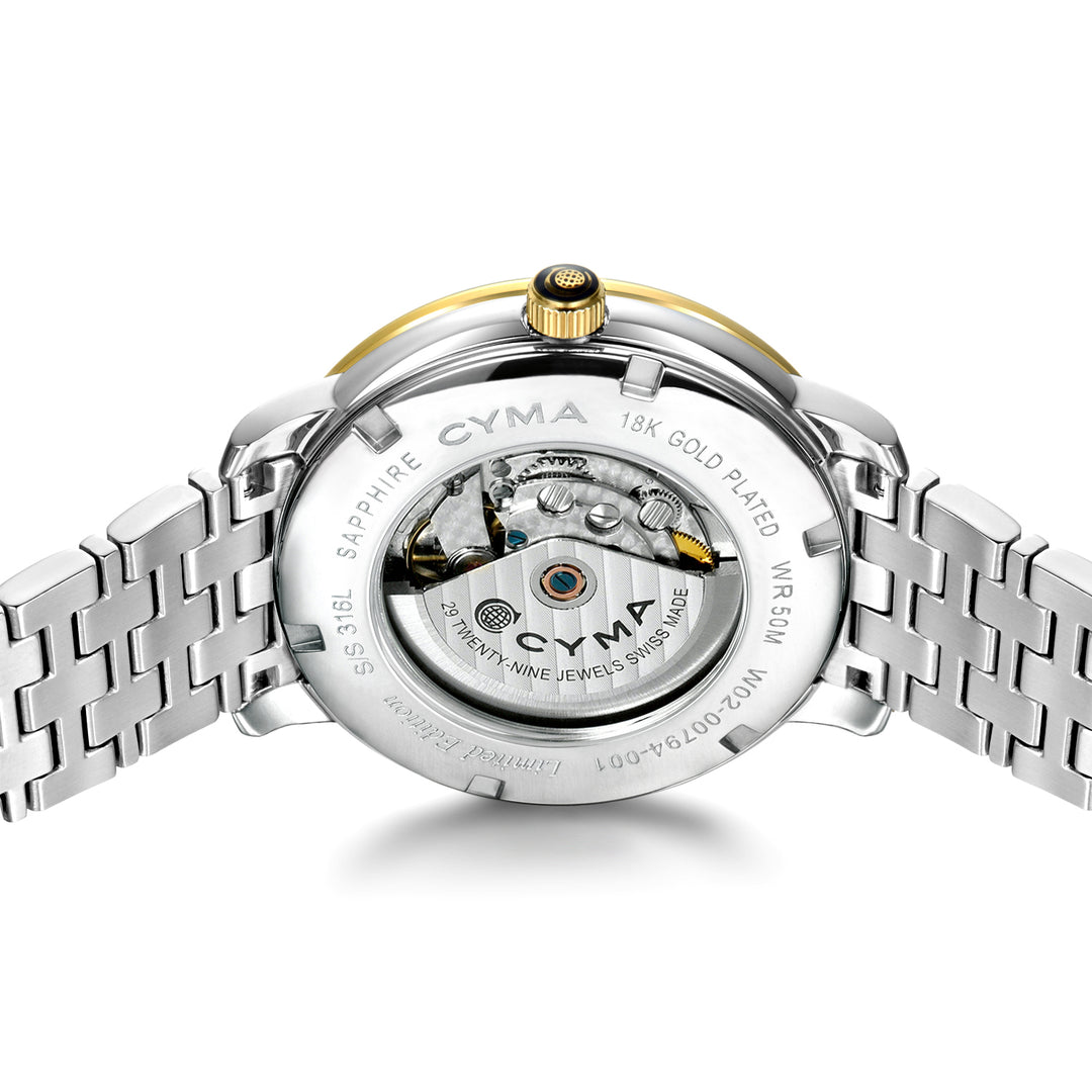 CYMA LIMITED EDITION DRAGON AND PHOENIX AUTOMATIC MEN WATCH
