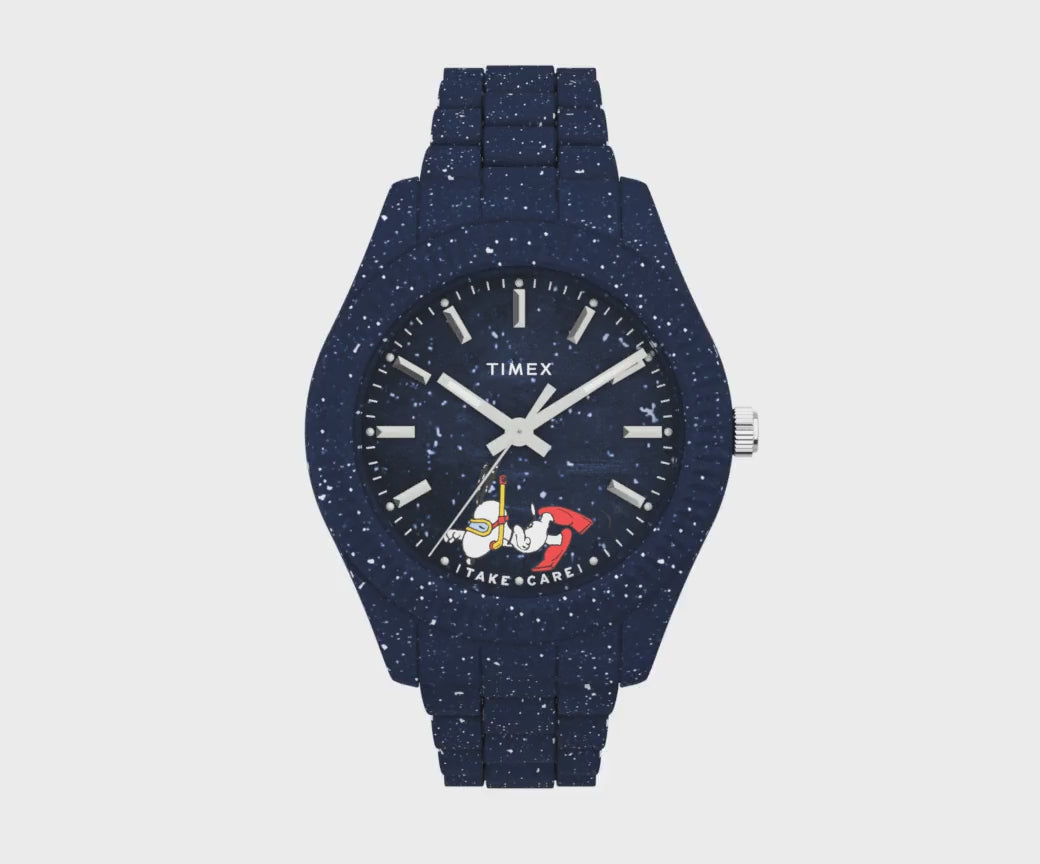 TIMEX TW2V53200 WATERBURY OCEAN X PEANUTS SNOOPY WOMEN WATCH