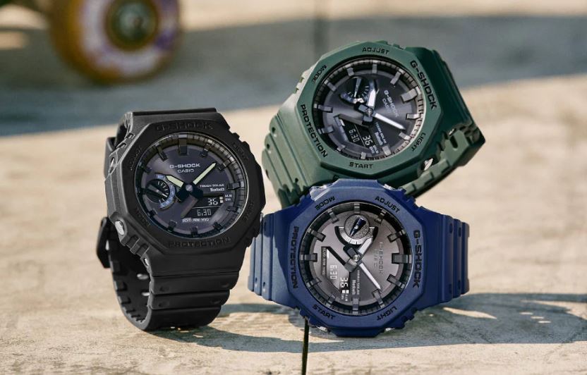 CASIO G-SHOCK GA-B2100-3ADR SOLAR ANALOG-DIGITAL GREEN WATCH