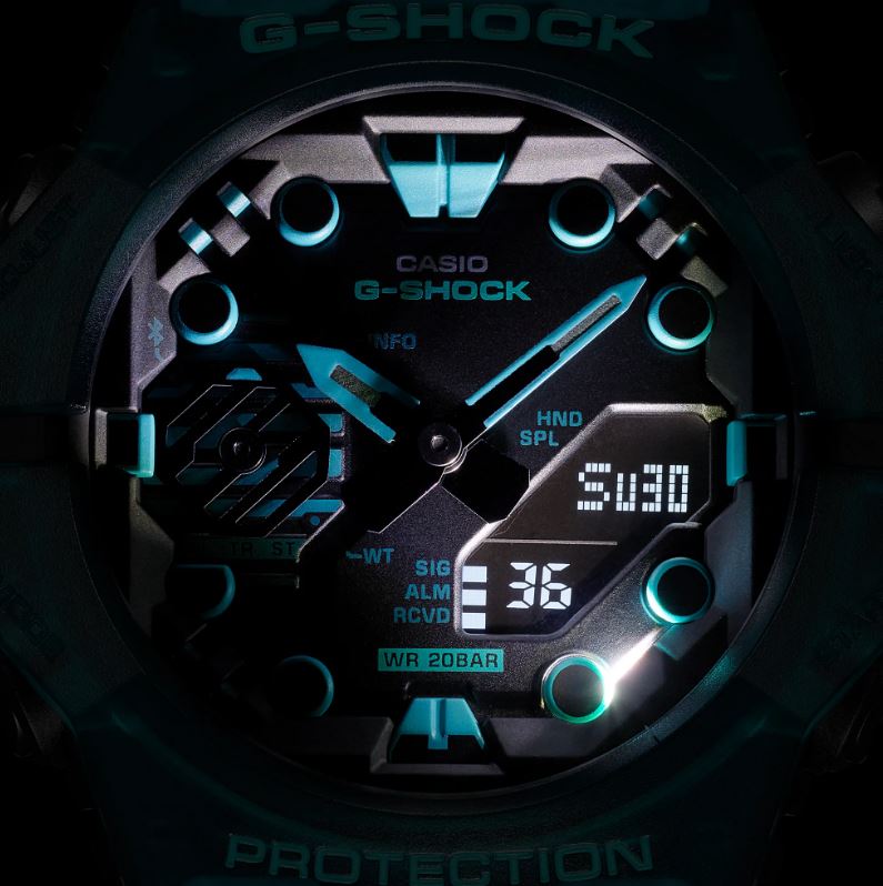 CASIO G-SHOCK GA-B001G-2ADR ANALOG-DIGITAL BLUE WATCH
