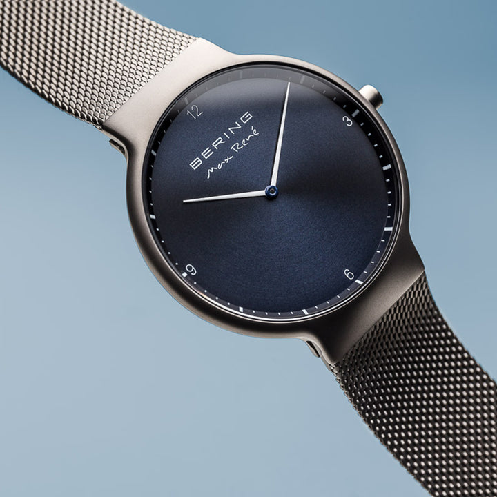 BERING MAX RENÉ QUARTZ ANALOG GREY MEN WATCH
