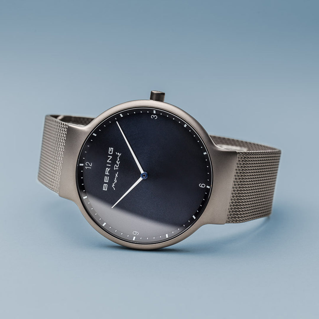 BERING MAX RENÉ QUARTZ ANALOG GREY MEN WATCH