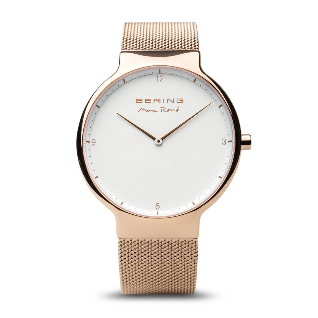 BERING MAX RENÉ QUARTZ ANALOG ROSE GOLD MEN WATCH