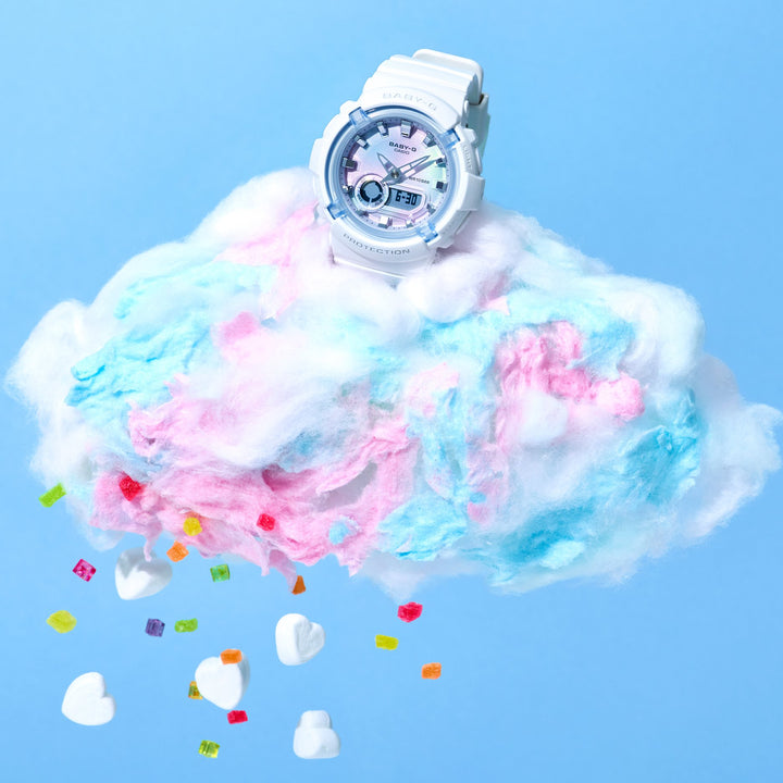 CASIO BABY-G BGA-280-7ADR STANDARD ANALOG-DIGITAL WHITE WATCH
