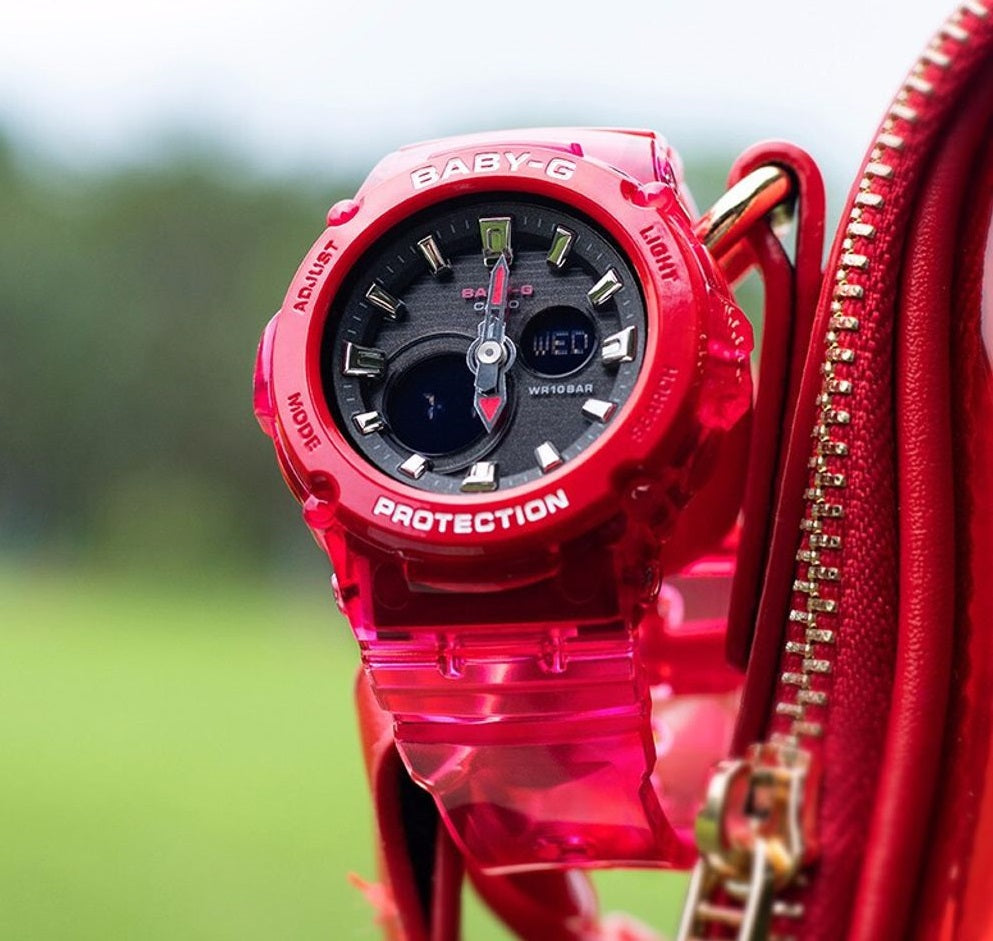 Baby g hot sale red watch